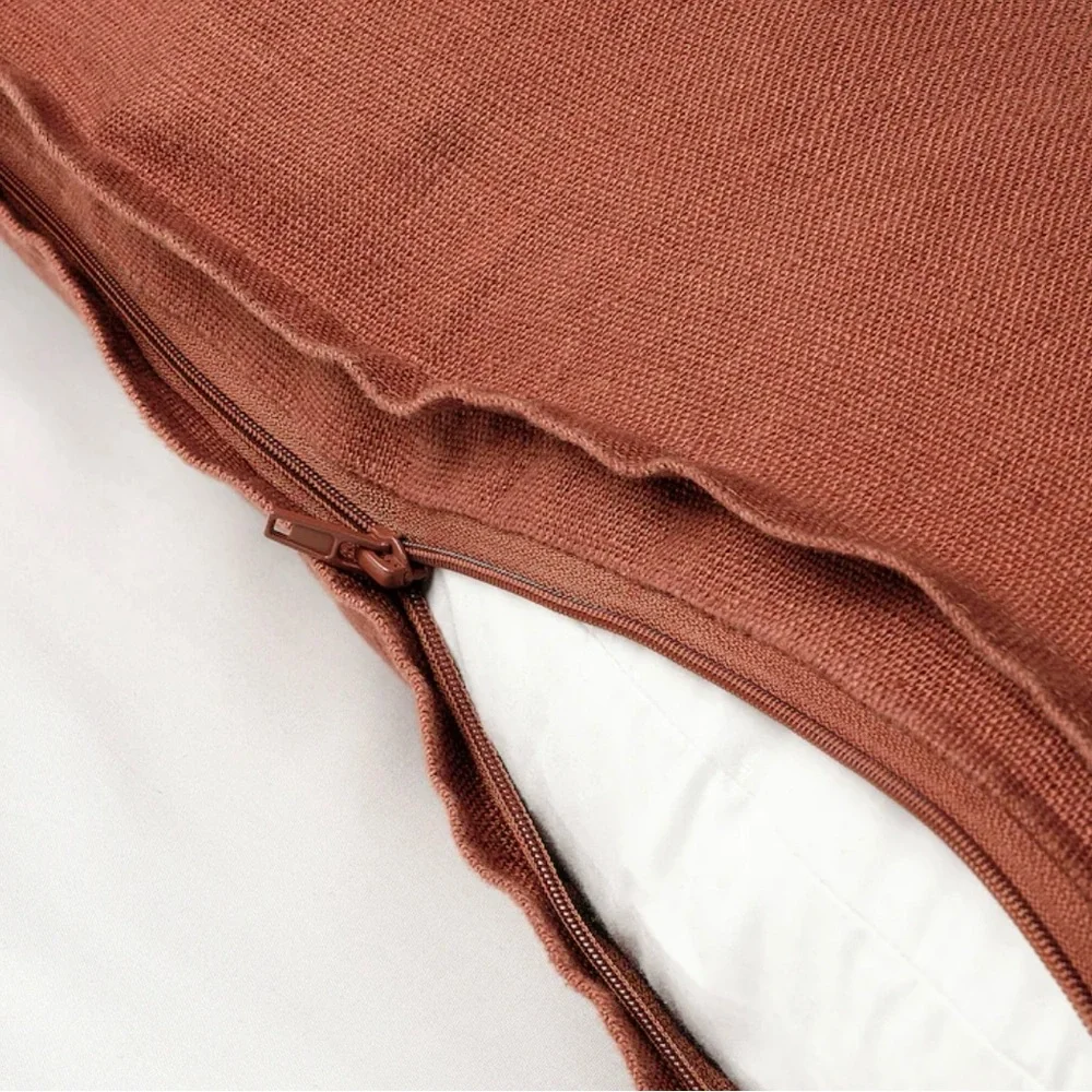 IKEA Rust Orange Throw Pillow NWT